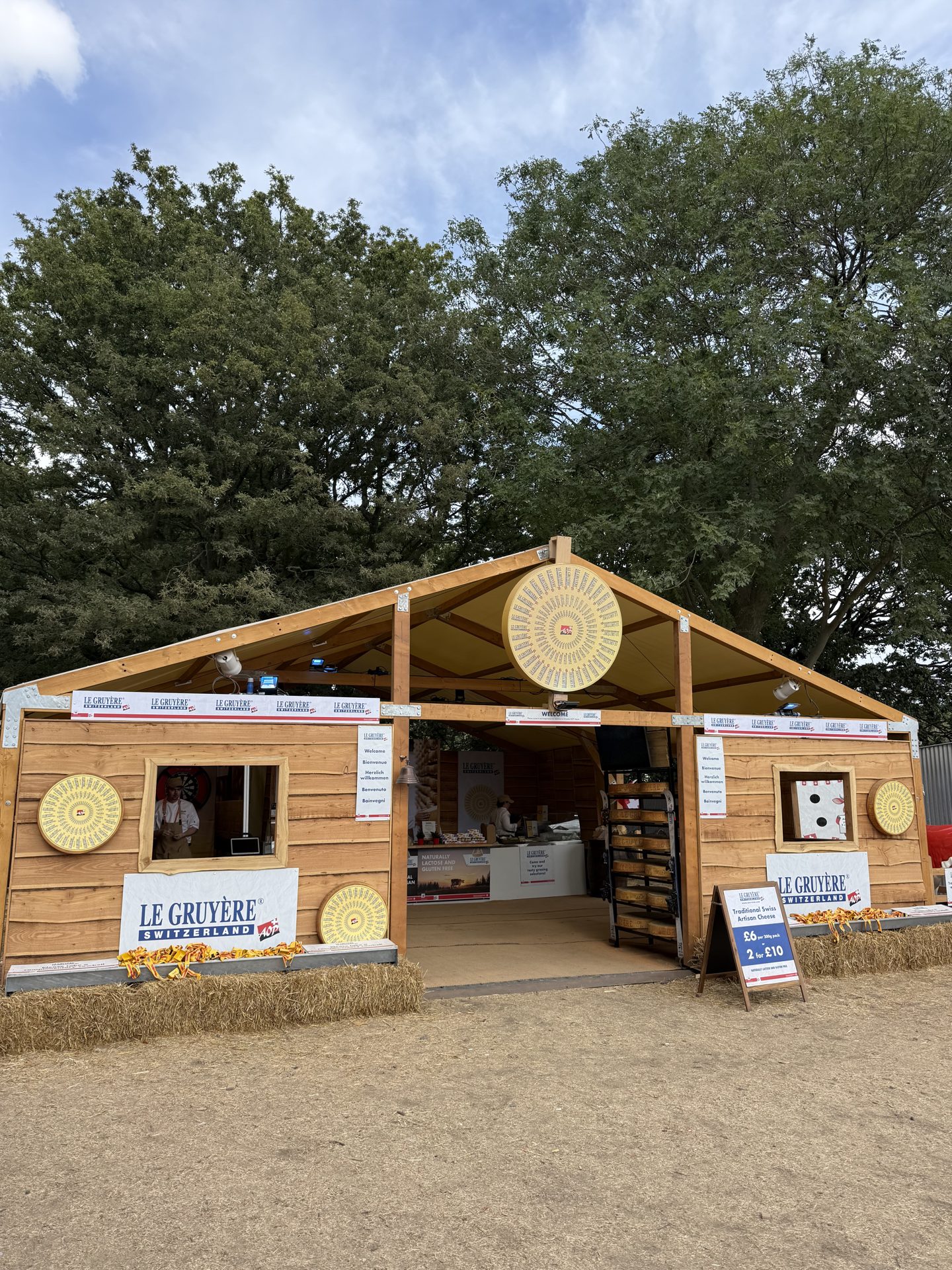 Le Gruyère Swiss chalet activation, European Athletics Championships 2026