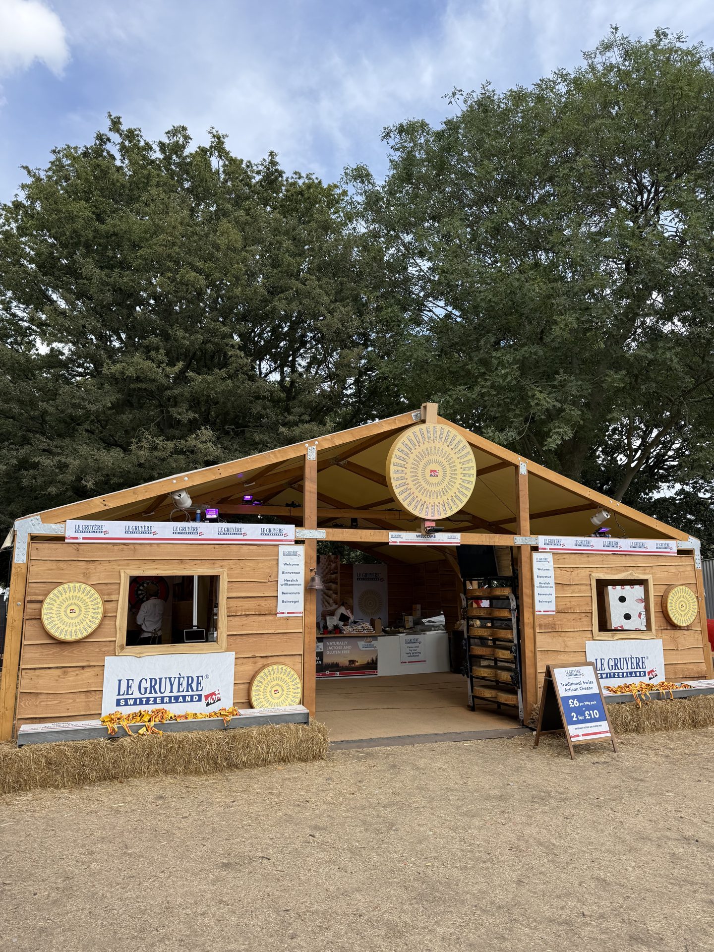 Le Gruyère Swiss chalet activation, European Athletics Championships 2026